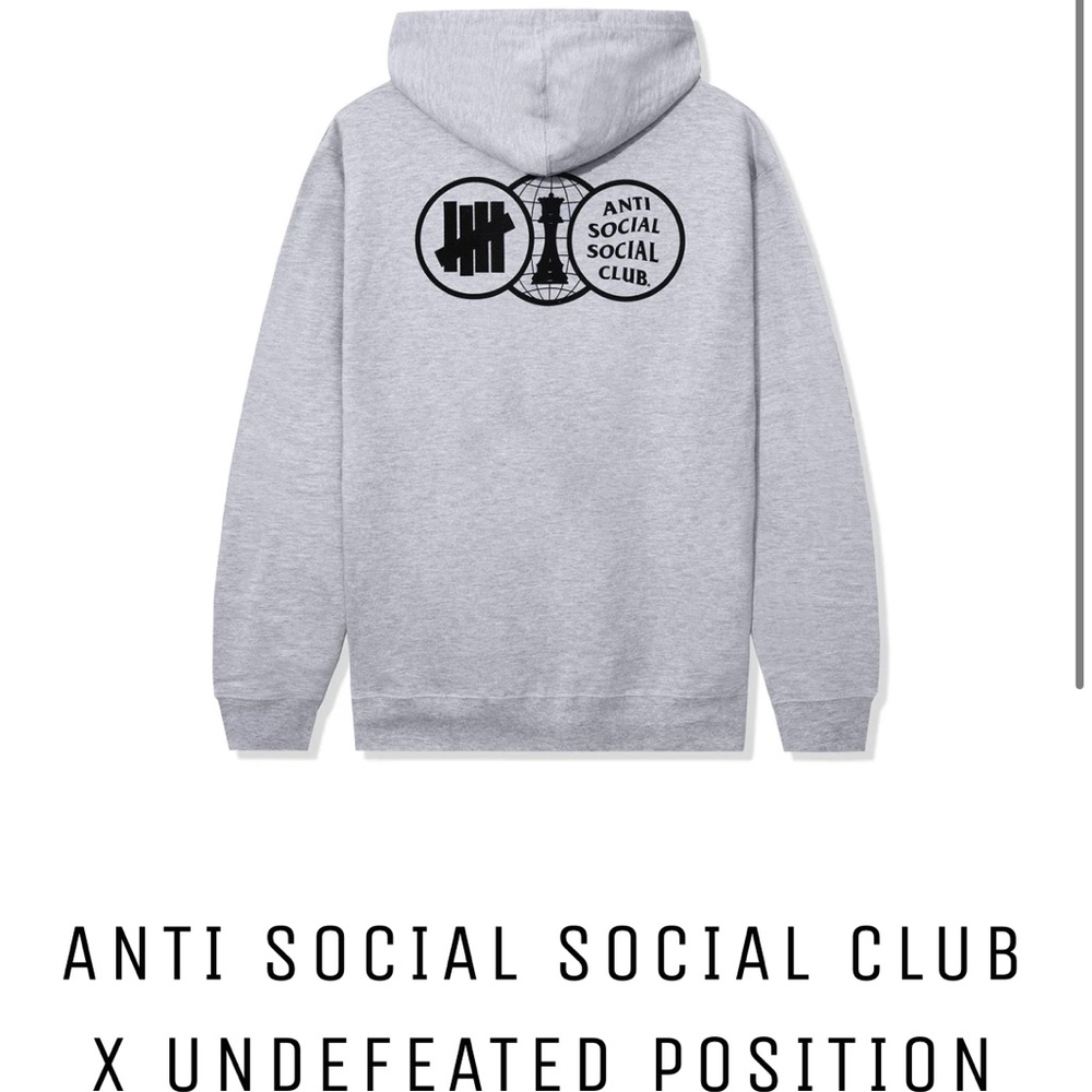 Anti Social Social Club Light Gray Hoodie